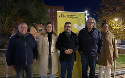 Pere Farrés, Ana Balsera, Gabriel Fernández, Joan Tarda i Èlia Soriano- Costa avui a Ca n'Oriach | Helena Molist